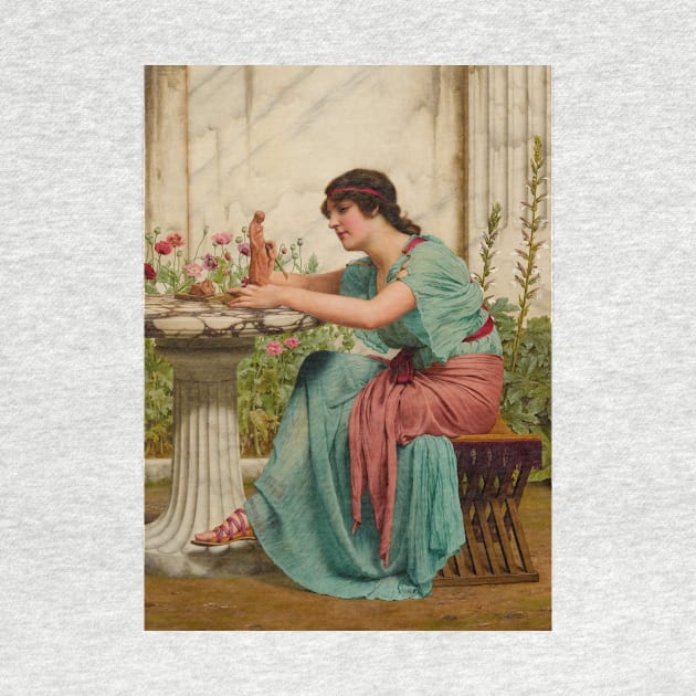 A Dilettante by John William Godward by Classic Art Stall